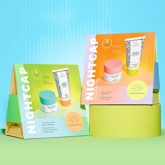 NIGHTCAP: CREAM EDITION - DRUNK ELEPHANT KIT NOTURNO HIDRATA��O E LIMPEZA EM CREME